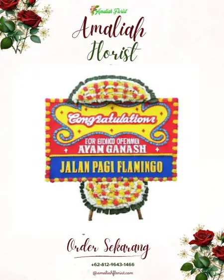 Sewa Papan Bunga Yahuliambut